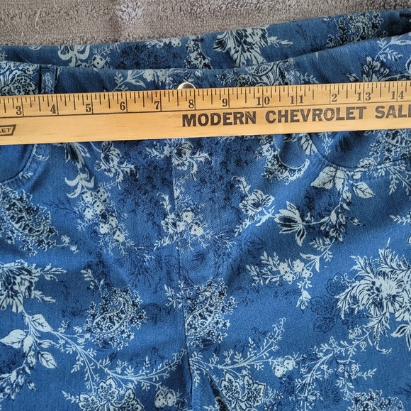 Floral stretch jeggings - Picture 4 of 5